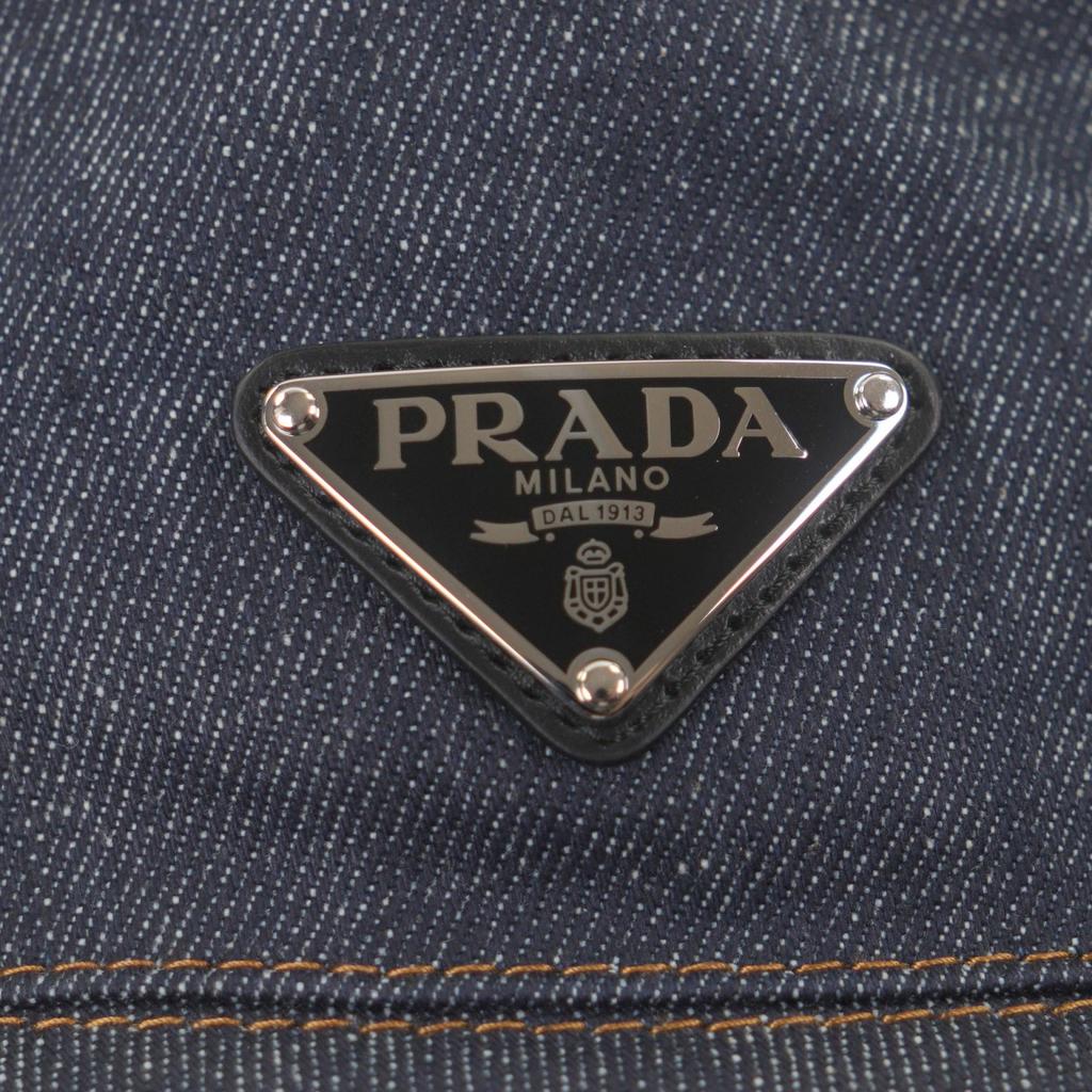 Pristine PRADA hat Indigo cotton mens XL 2HC137 Used