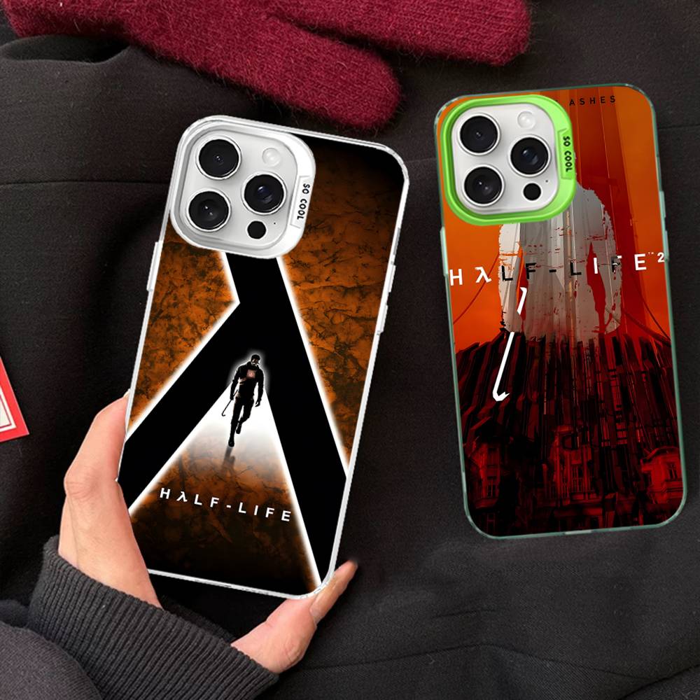 Game Half Life Phone Cases For iPhone 17 16e 15 14 13 12 11 Plus Pro Max ProMax Colorful Covers