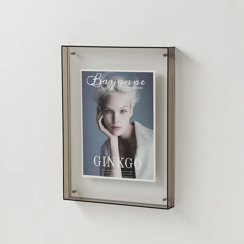 Transparent Acrylic Photo Frame DIY Poster Painting Hall Bedroom Wall Decoration Ins Style Table Picture Frame