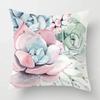 Nordic Fall Home Decor Autumn Throw Pillow Case Sofa Cushion Cover Modern 45X45Cm 45*45 50X50Cm 60X60 40X40Cm Plant Green Leaf