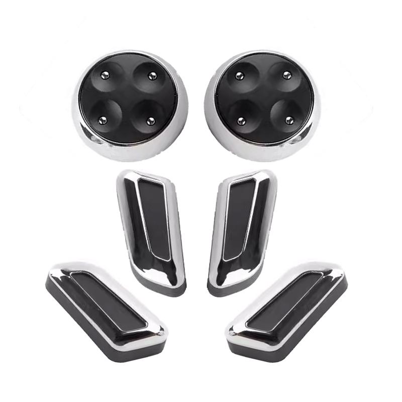 Car Seat Adjustment Button Switch Cover Knob Trim For A3 For A4 For A5 For A6 For A7 Car Accessories Interior Trim Seat Switch