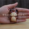 The First Layer Of Cowhide Creative Pure Calf Pendant Bag Pendant Car Keychain Twelve Zodiac Cow Doll Small Gift