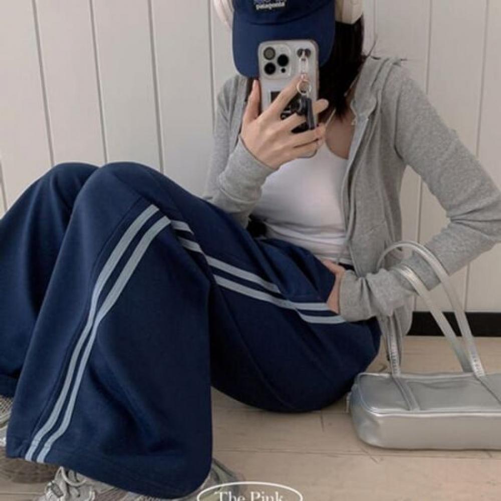 The Pink Zenko Banding Track Wide Training Pants