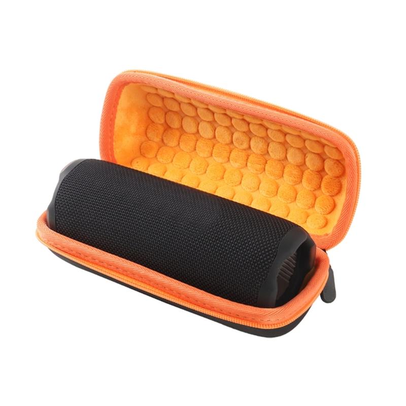 Hard Carry Case For Flip 7 Bluetooth-compatible Speaker Holder Shockproof Bag with Shoulder Strap Soft Flocking Interior