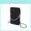 Pu Leather Wing Embellished Chain Bucket Bag For Daily Use
