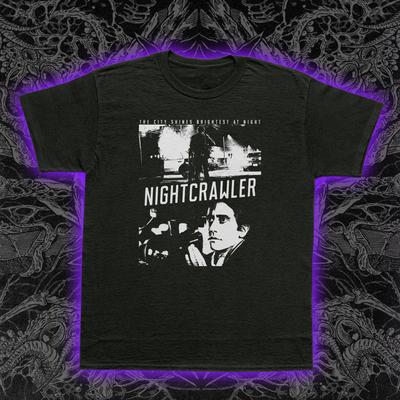 T-shirt Film Nightcrawler Jake Gyllenhaal Thriller Film Noir T-shirt Graphique Unisexe T-shirt Unisexe