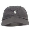 [Polo Ralph Lauren] Men's 6 Panel One Point Pony Cap, Charcoal Gray (ONE SIZE) [Used]