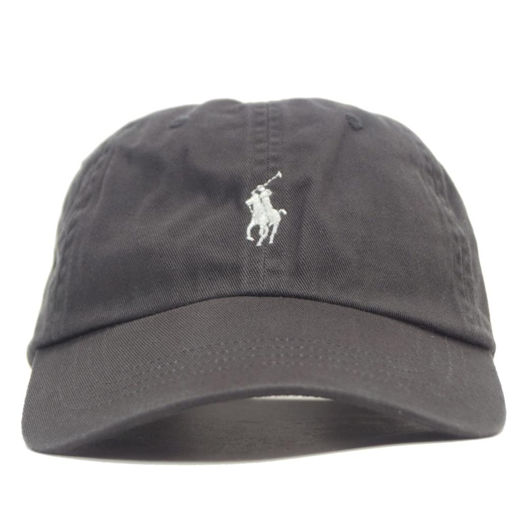 [Polo Ralph Lauren] Men's 6 Panel One Point Pony Cap, Charcoal Gray (ONE SIZE) [Used]