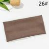 9003 SASAacc European and American Solid Color Knitted Hairband Elastic Sports Headband Hair Accessories Korean Style
