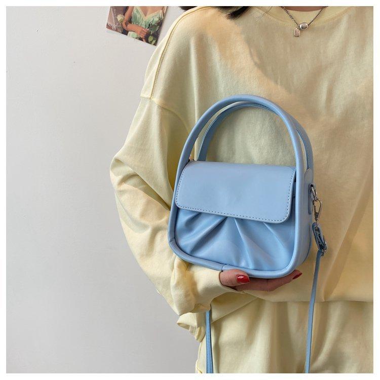 Simple Women's Cross-Body Bag Portable Shoulder Bag Fashion Design Small Square Bag