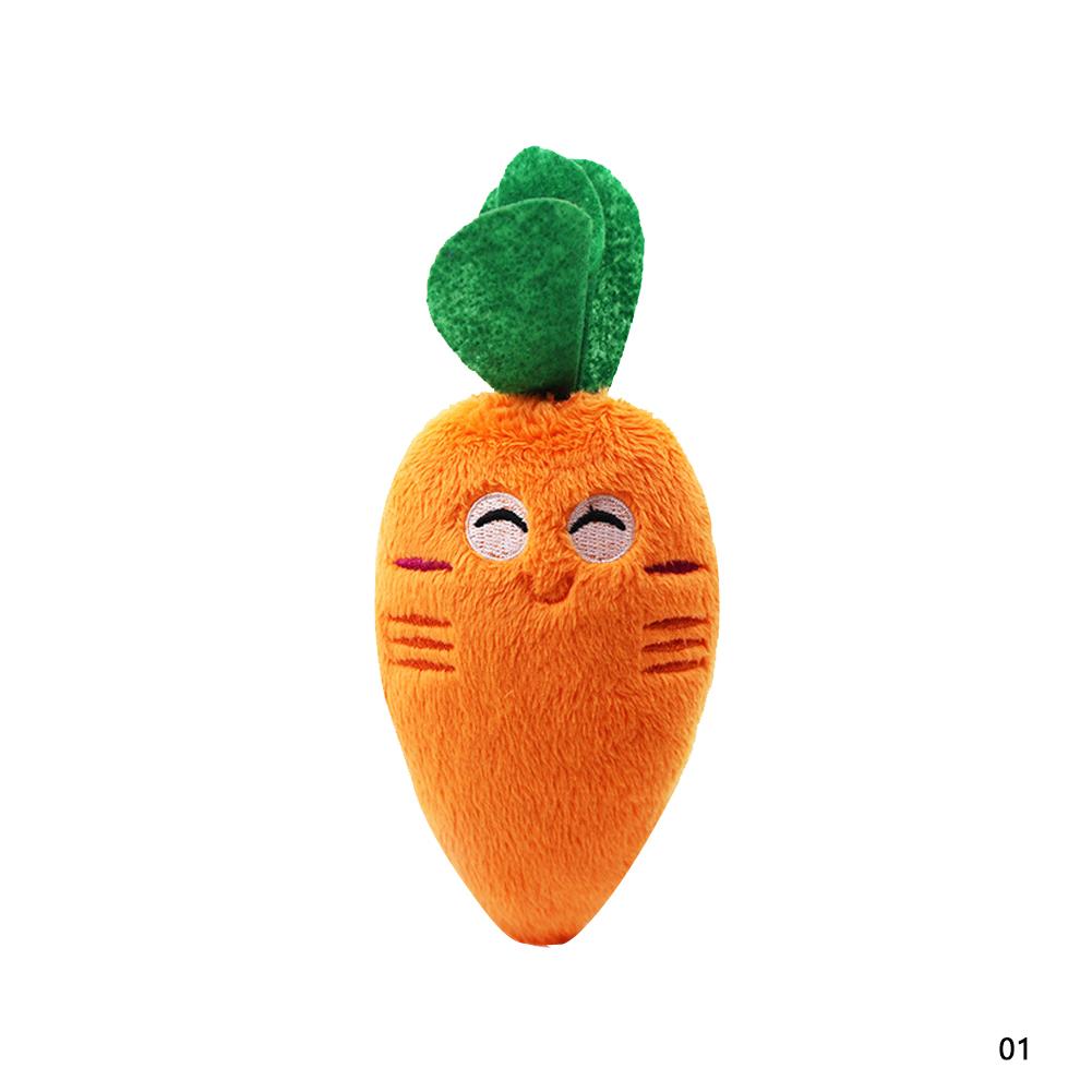 Plüsch Quietschspielzeug Hundespielzeug Bissfest Reinigen Hundekauspielzeug Welpentrainingsspielzeug Ball Obst Zeichentricktiere Tierbedarf