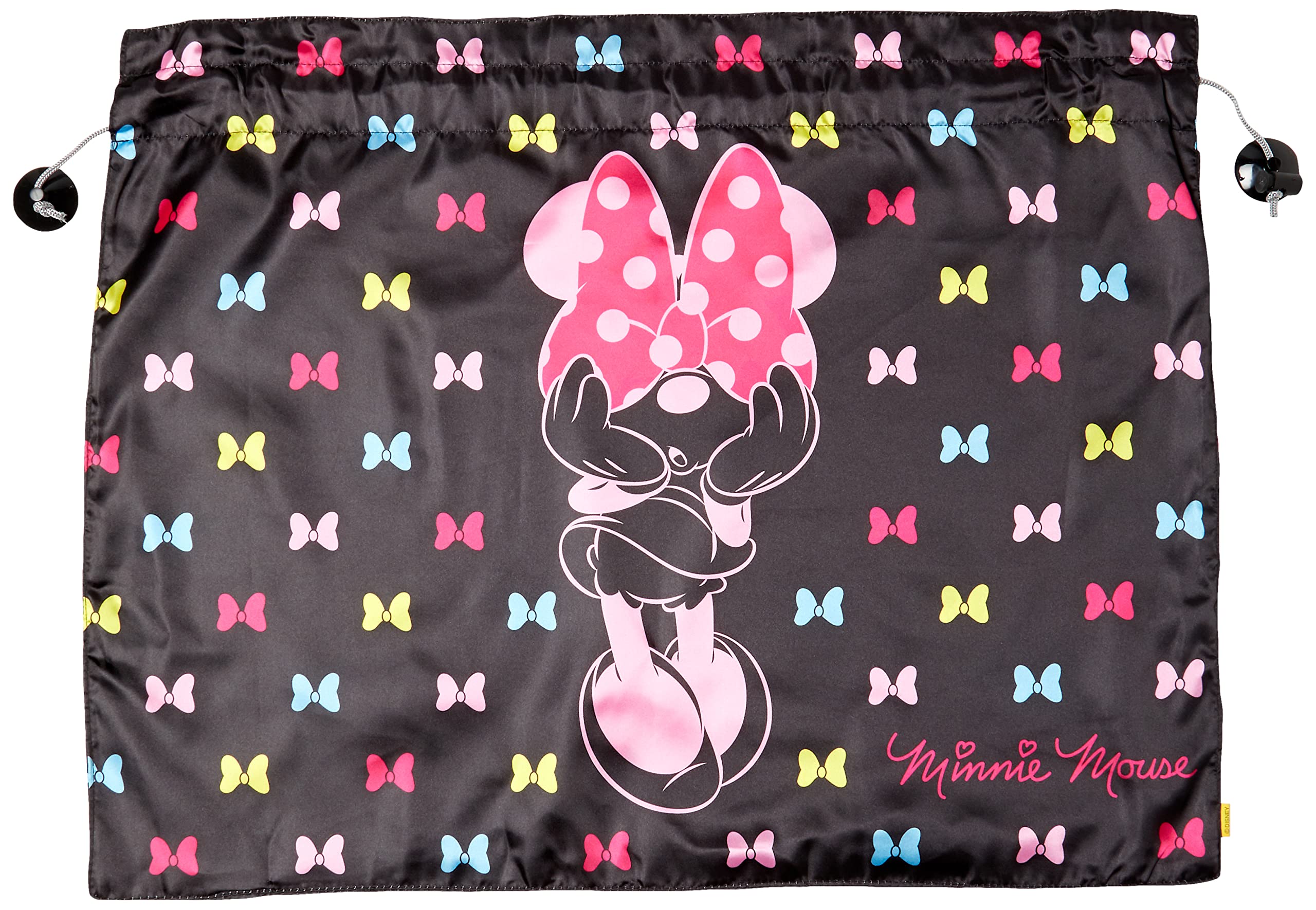 Napolex Car Curtains Easy Suction Cup UV Opaque Double Smooth Disney Minnie Mouse - Installation, 99% Protection, Sunshade, Layer, Material, Design,