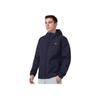 adidas Solid Color Logo Print Zip-Up Hooded Jacket Men Outerwear Navy-Blue IK7348