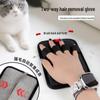 Pet Grooming Glove: Two-Way Static Hair Removal for Cats and Dogs