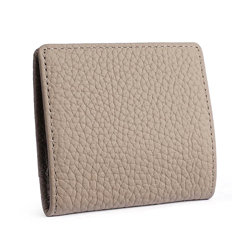 Mini Leather Small Change Wallet Top-layer Cowhide Ultra-thin Coin Storage Bag Japanese Purse