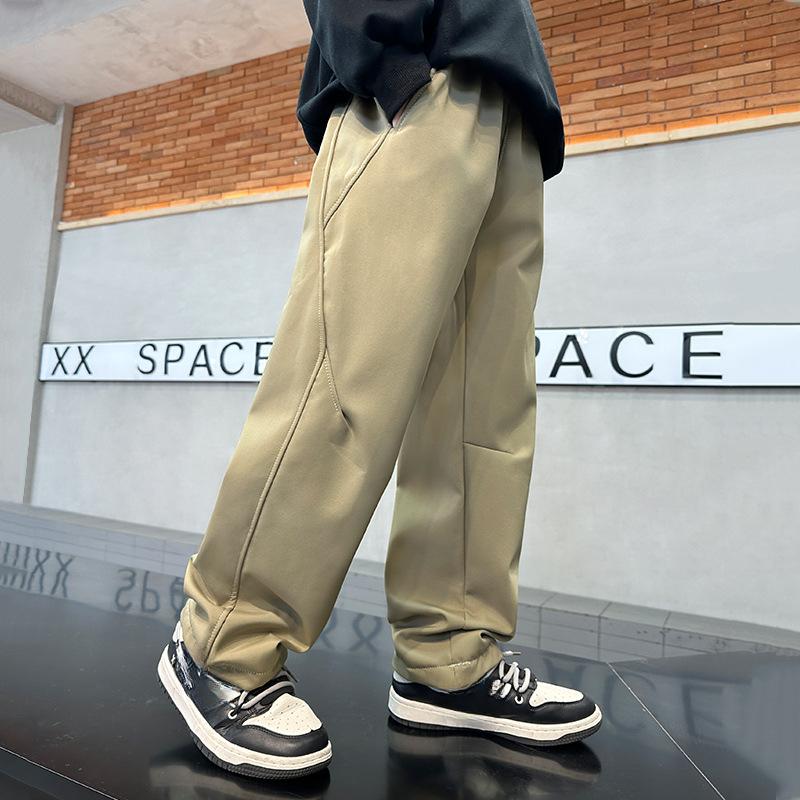 Pantaloni da bambino pantaloni da ragazzo nuovi bambini medi e grandi ragazzi pantaloni impermeabili alla moda pantaloni dritti