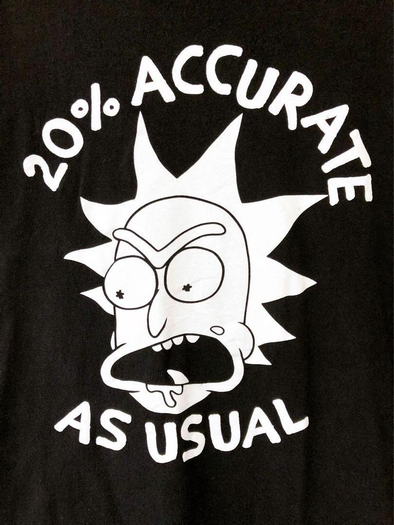 [USED] Rick and Morty T-shirt, XL, Black, Vintage USA Clothing