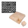 Cubes en bois Alphabet à faire soi-même - 6 cm