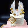Wedding Party Wings Cake Decorations Feather Cake Toppers Angel Wings Feather Wings Party Decor