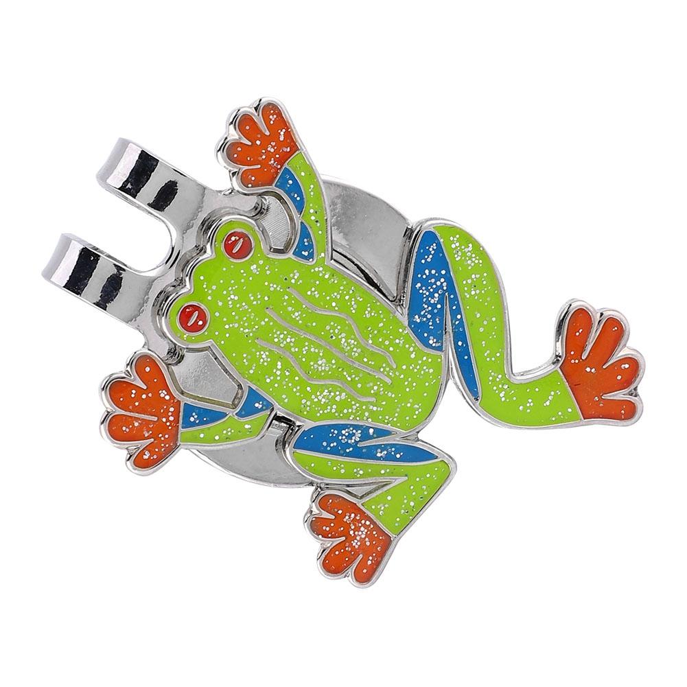 Durable Metal Golf Mini Magnetic Ball Marker Golfer Hat Visor Clip Accessory