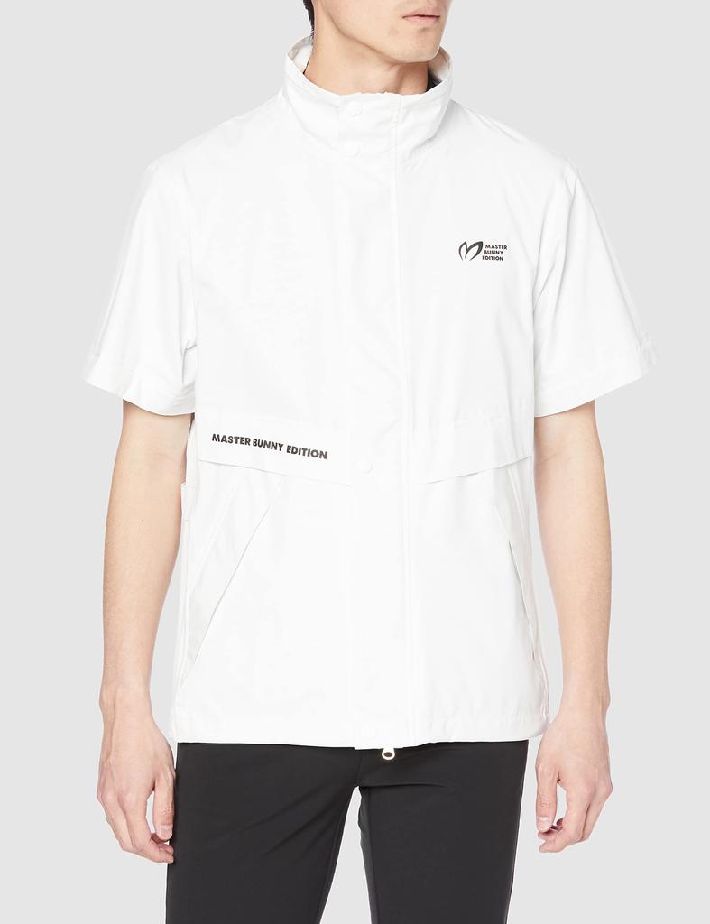 Master Bunny Rainwear Top Size 4 Men's (Basic, Water-Resistant, Breathable) / Rain/Golf / 758-3988401 030_White, [M]