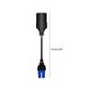 Portable EC5 Female to Cigarette Lighter Female Socket Adapter for Jump Starters Car Emergency Starting Power Supply 9cm