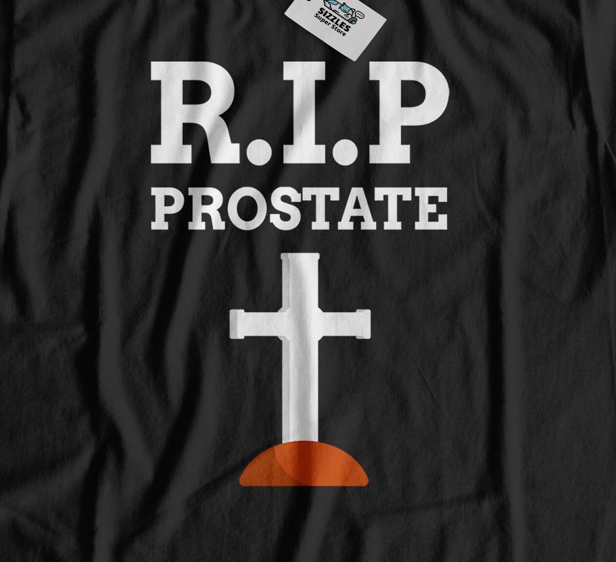 R.I.P Prostate Unisex Funny Prostatectomy T-Shirt Prostatitis Gifts For Cancer M