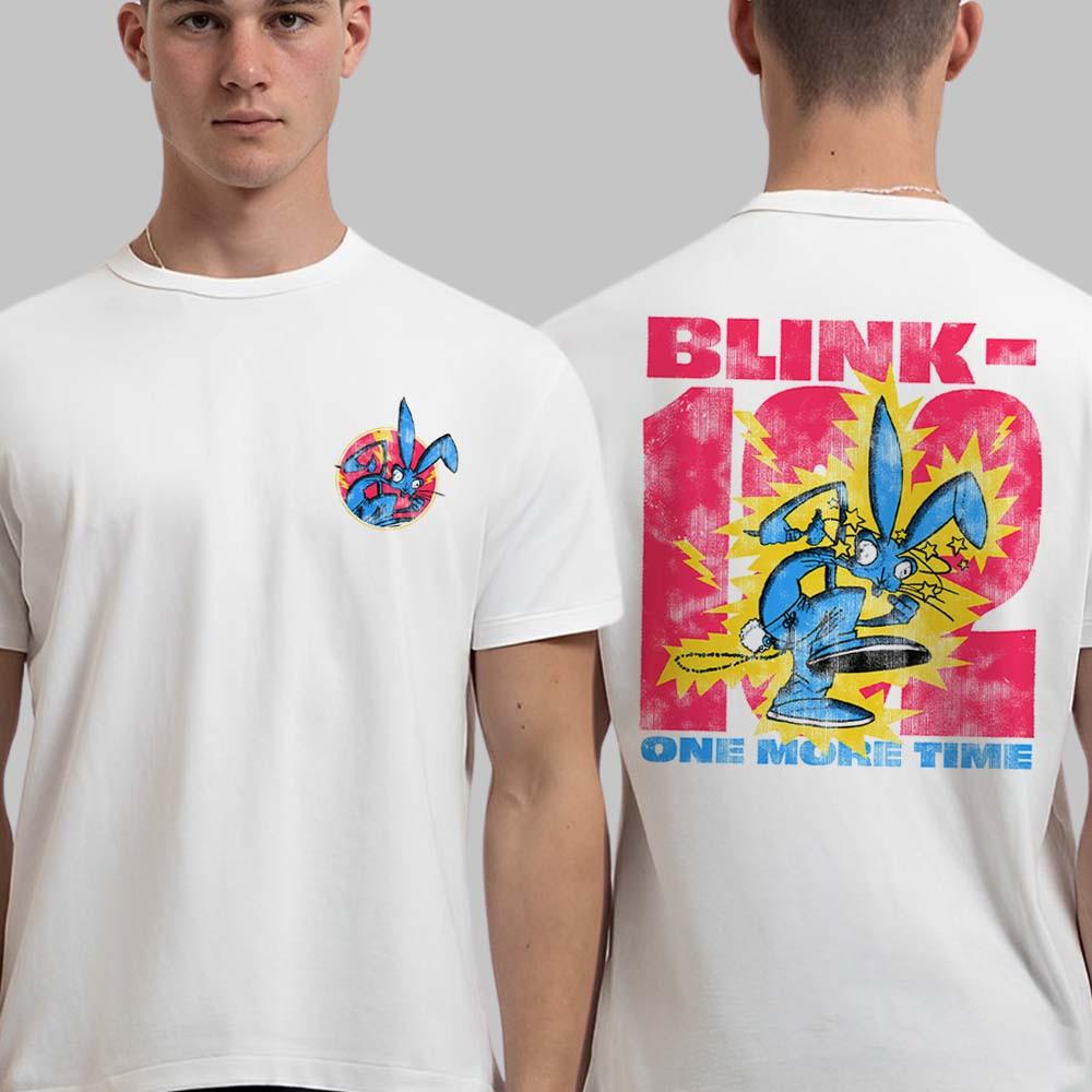 Blink-182 One More Time Rabbit 2Sided T-Shirt, Gift for Rock Fans Unisex T-Shirt