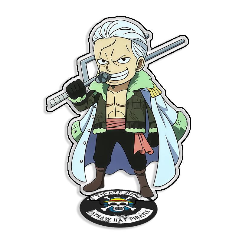 Standing Sign for OPCG OP Buggy Sabo Boa Hancock Smoker Self Made Cartoon Anime Game Desktop Decoration Toy Fans Gift 15cm