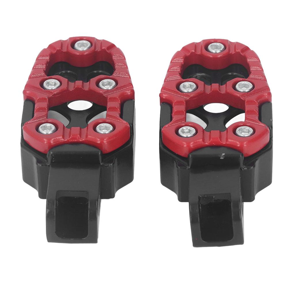 Motorcycle Foot Pegs Aluminum Alloy Fadeproof Universal Anti Slip Motorcycle Rear Foot Rest Pedal