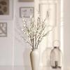 Real Touch Tall Faux Plum Blossom Artificial Flower with Stems for Floral Arrangements