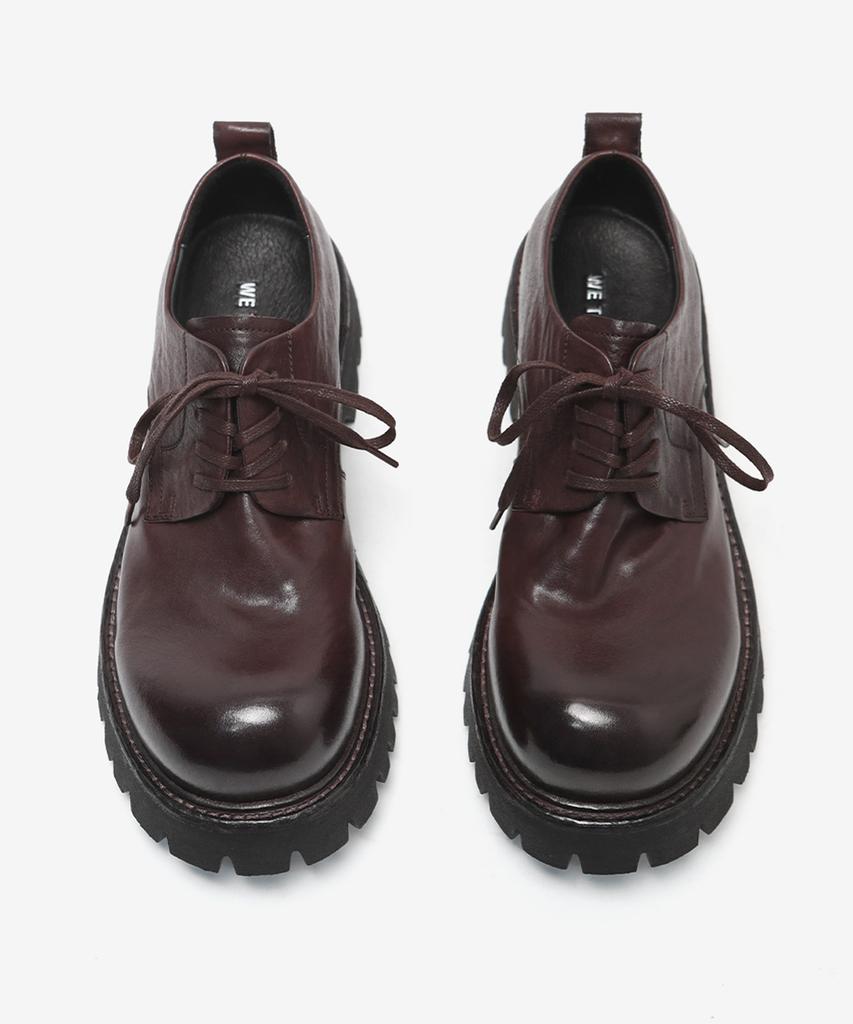Wetheroad Wtrd1123 Charlie 4-Hole Tumble Washed Volume Derby Shoes Brown [240~290Mm]