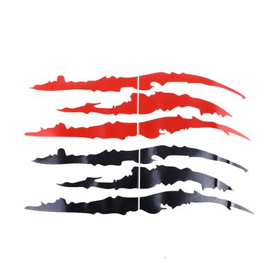 Car Stickers Reflective Monster Claw Marks Scratch Stripe Marks Headlight Decal