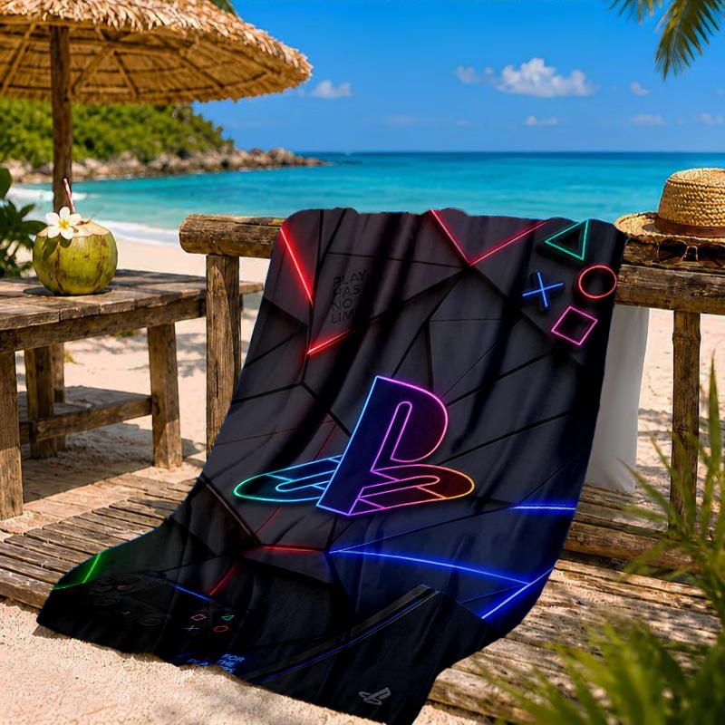 Play Gaming Experience Beach Towel Microfiber Beach Towel, Lightweight and Quick-Dry, for Summer Travel, Swimming Pool Fan Birthday Gift
