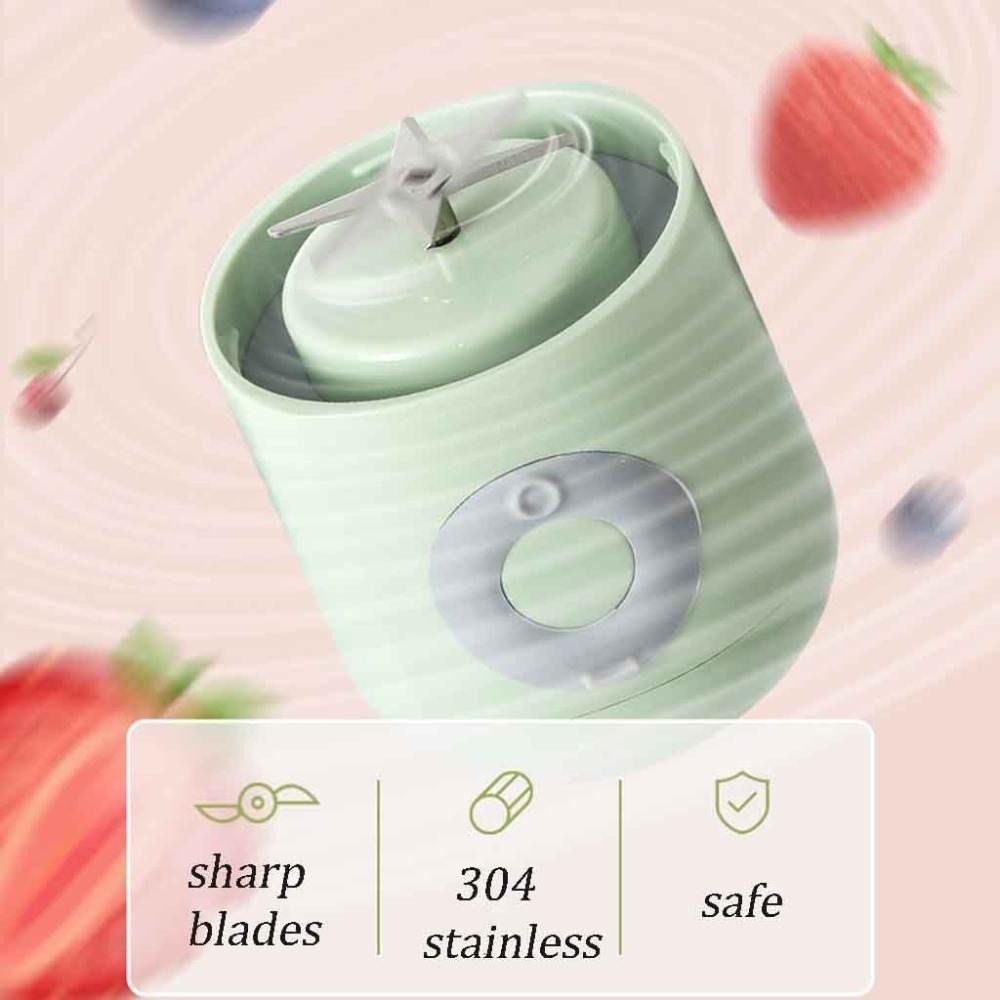 500ML Capacity Portable Juicer Blender 6 Blades Fruit Extractor Mini Juice Mixer Travel