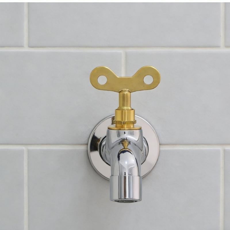 Faucet Key Replacement Square Hole Socket Radiator Plumbing Bleed Key Metal Faucet Accessories Easy to Operate