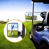 2PCS Golf Cart Mirrors Side View Mirror 180 Degrees Rearview Mirror Universal Golf Cart View Mirror