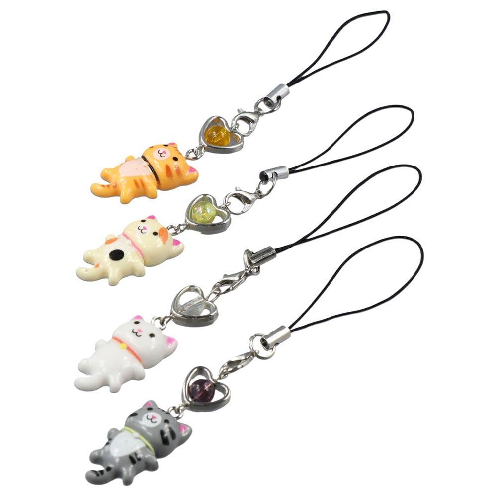 Anti Lost Y2K Phone Charm Cellphone Chain Phone Lanyard Cat Phone Strap Backpack Ornament