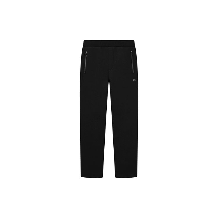 

FILA Solid Color Straight Leg Knitted Sports Pants Men bottoms Black F11M147602F-BK M