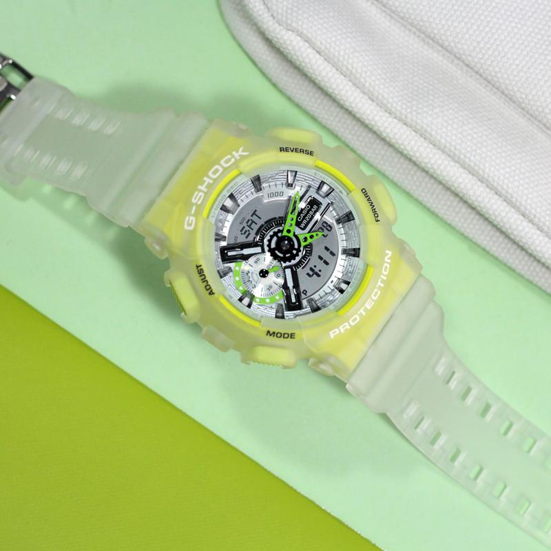 Casio watch series-GAGMA fashionable and energetic street dual display waterproof and shockproof movement quartz movement GA-110LS-7AGMA-S110SR-7A