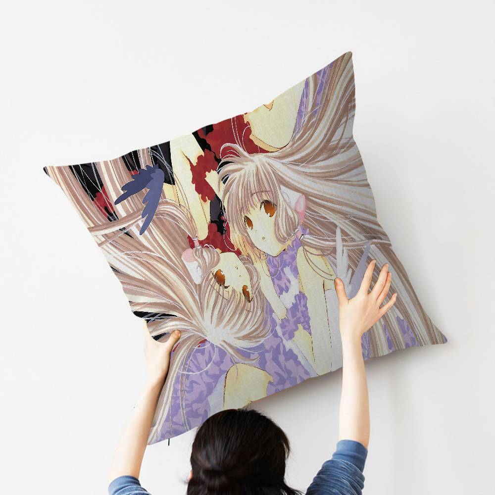 Anime Chobits Kitchen Lucky Dragon Pillow Cover Sofa Cushion Cover Home Room Decoration Children Gift