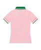 CHUCUCHU Cbess-Ts010W Fore Knit Collar Short Sleeve Top
