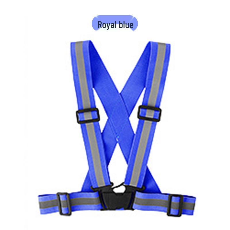 High Visibility Reflective Elastic Safety Vest with Shoulder Strap