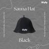 Loyly Sauna Hat for Men and Towel Double Sauna Sauna Loyly [loyly] Women, Fabric, Layer, Washable, Goods, Hat, Cute, Stylish, (Black)