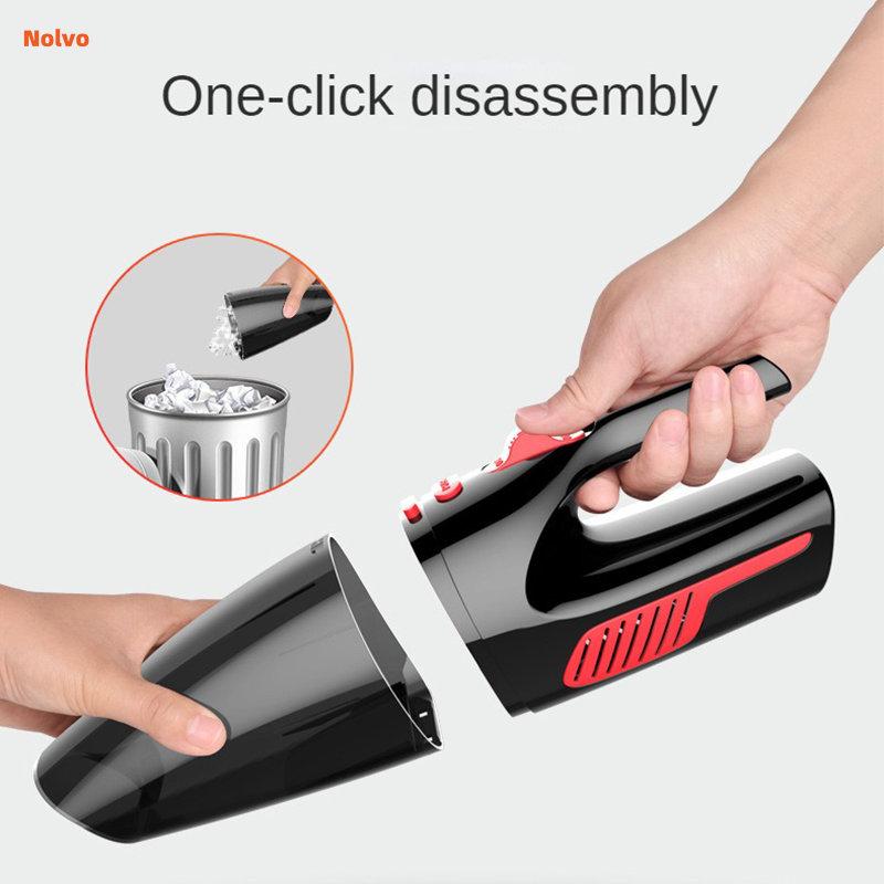 Elektrischer kabelloser Handstaubsauger 120W Hohe Leistung Auto-Staubsauger für Tierhaare Tragbare Mini-Stiel-Saugmaschine