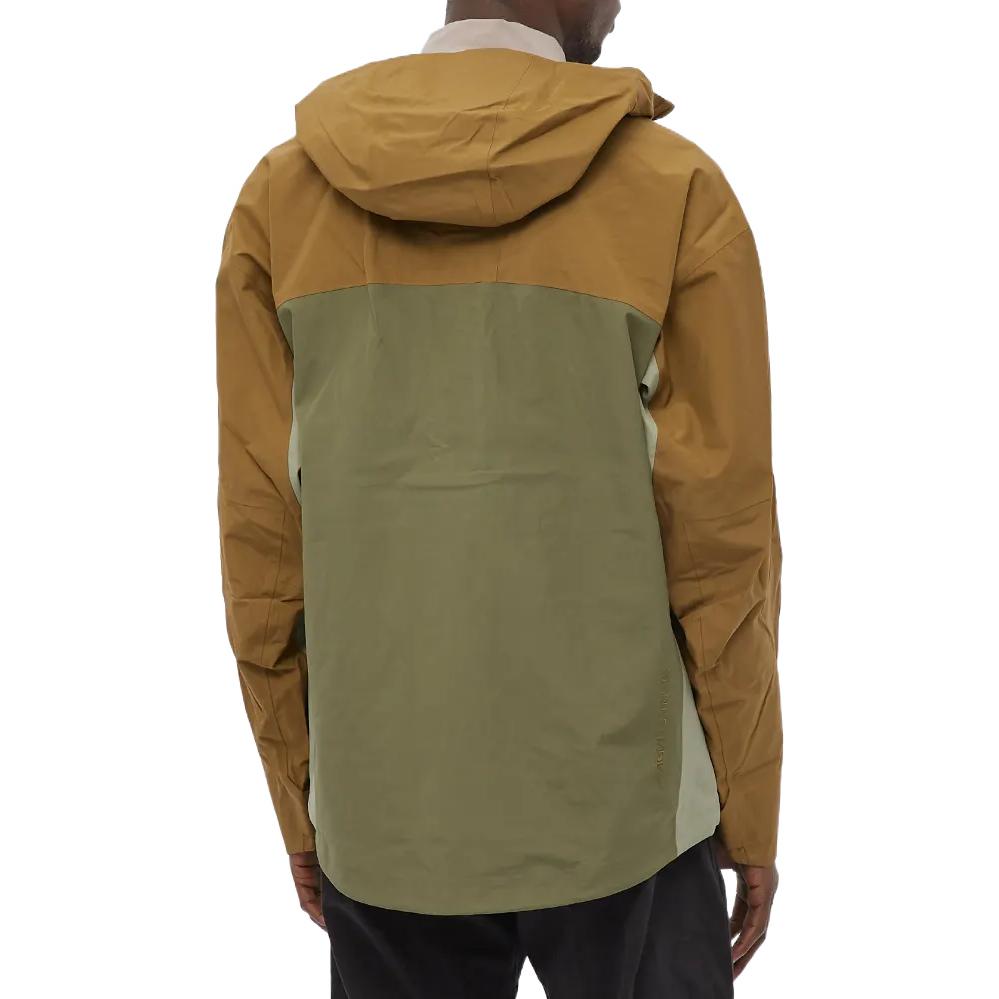 Nike Misery Ridge Gore-Tex Jacket With Colorblock Print And Zip Hood Men Jacket Brown CV0634-242