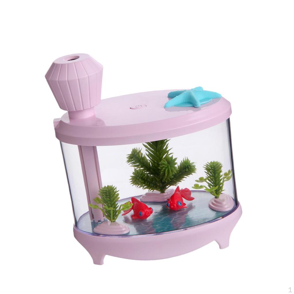 Aquarium Humidifier Tank Plant Essential Oil Diffuser Creative Aroma for Room Household