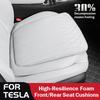 For Tesla Car Cushion Nappa Leather Breathable Non-slip Car Seat High Rebound Pad Seat Cushion Four Seasons Universal Auto Seat