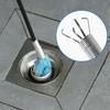 Flexible Stainless Steel Drain Pipe Cleaner with Four-Claw Grip for Hair & Debris Retrieval