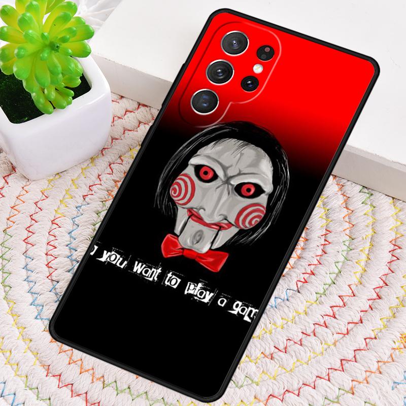 Jigsaw Saw soft Silicone Phone Case For Samsung Galaxy note 10 pro S26 S25 S24 S23 S22 S21 Plus S25Ultra Capa Cover